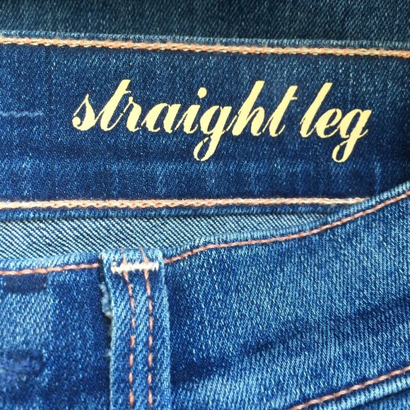 Seven 7 For All Mankind Womens Straight Leg Jeans 24 x 32 Low Rise Stretch NWT - Picture 11 of 12